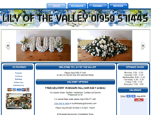 Tablet Screenshot of lily-of-the-valley.co.uk